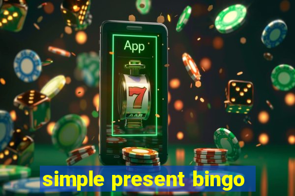 simple present bingo