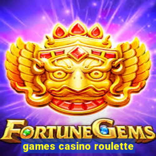 games casino roulette