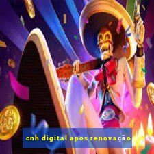 cnh digital apos renovação