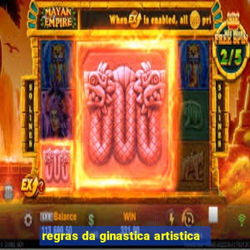 regras da ginastica artistica