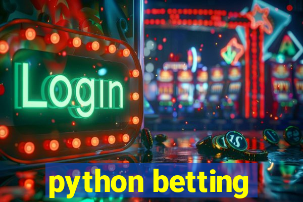 python betting