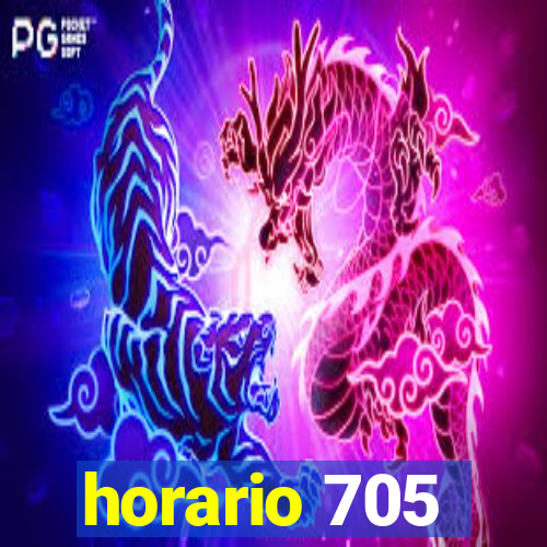 horario 705