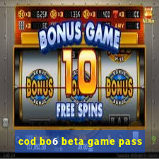 cod bo6 beta game pass