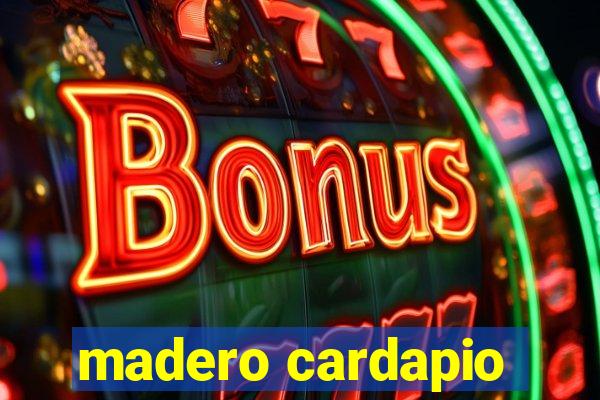 madero cardapio