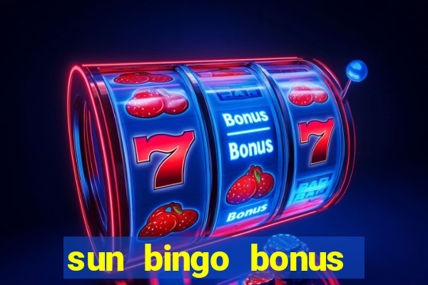 sun bingo bonus terms and conditions