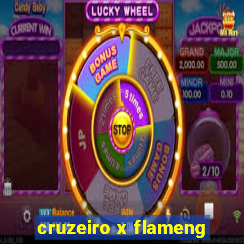 cruzeiro x flameng