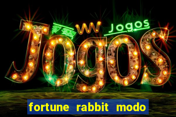 fortune rabbit modo demo Informational