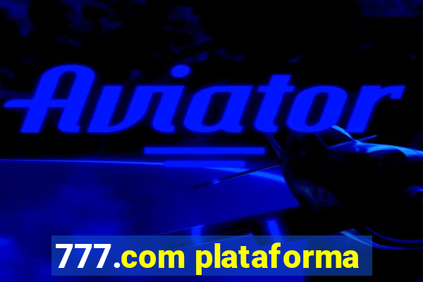 777.com plataforma