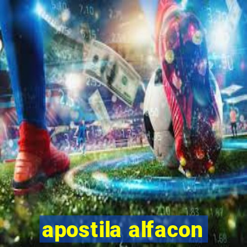 apostila alfacon