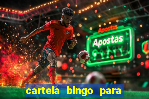 cartela bingo para cha de cozinha imprimir gratis