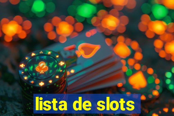 lista de slots