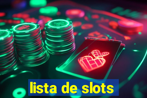 lista de slots