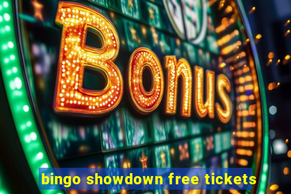 bingo showdown free tickets