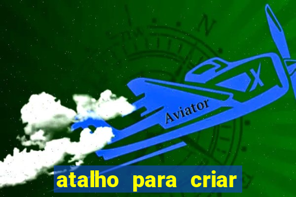 atalho para criar nova pasta