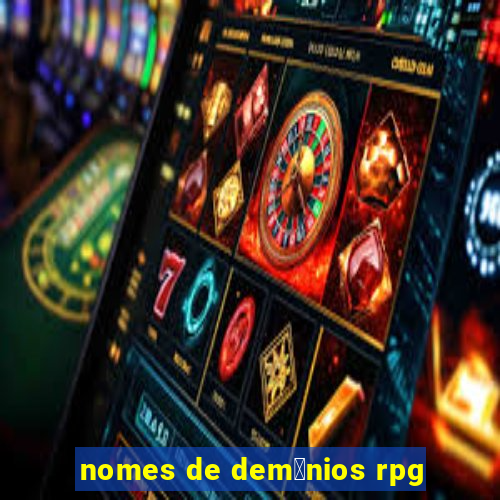 nomes de dem么nios rpg