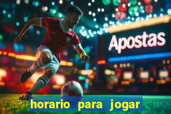 horario para jogar fortune tiger hoje