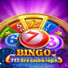 777 live casino login