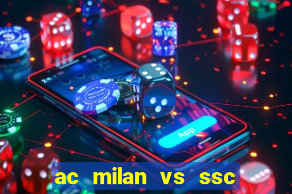 ac milan vs ssc napoli lineups