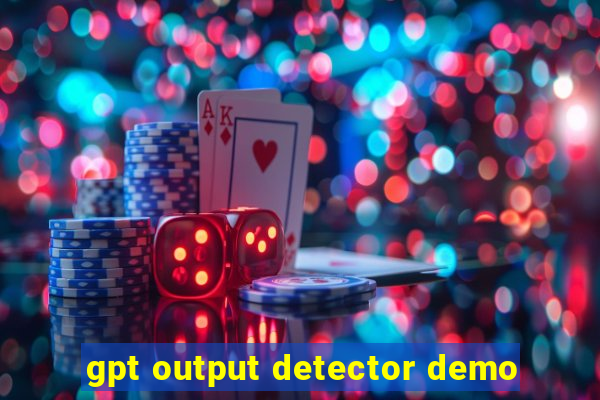 gpt output detector demo