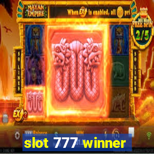 slot 777 winner