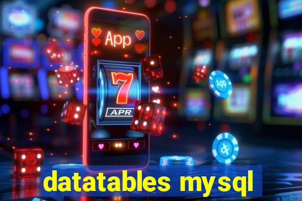 datatables mysql