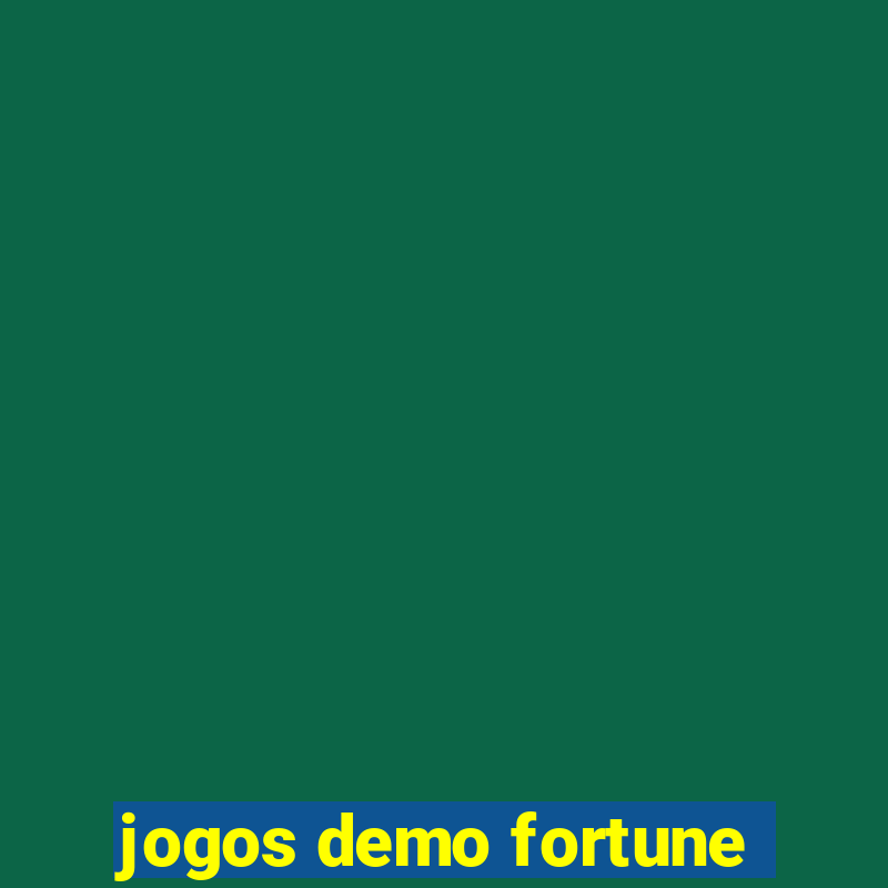 jogos demo fortune