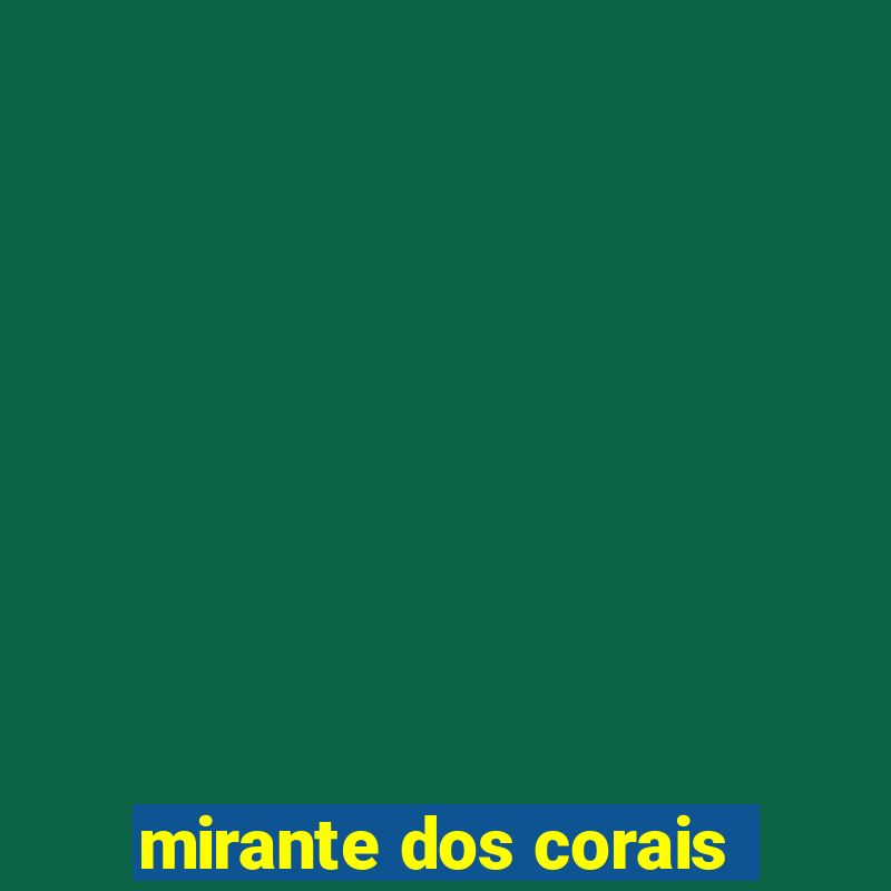 mirante dos corais