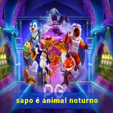 sapo é animal noturno