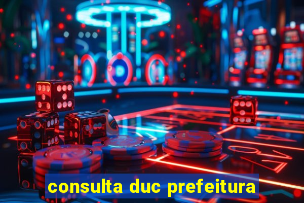 consulta duc prefeitura