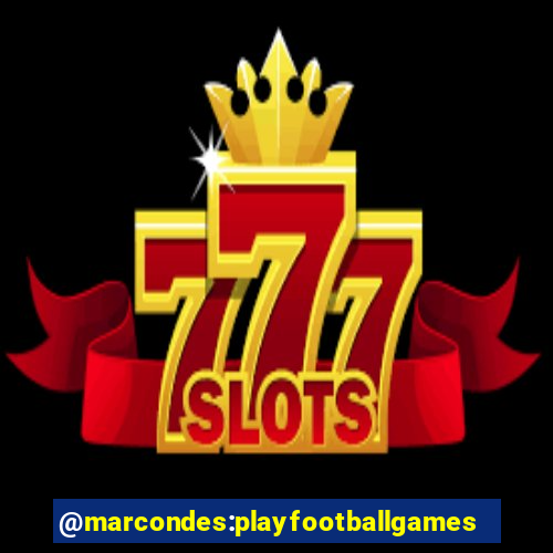 @marcondes:playfootballgames bingo football