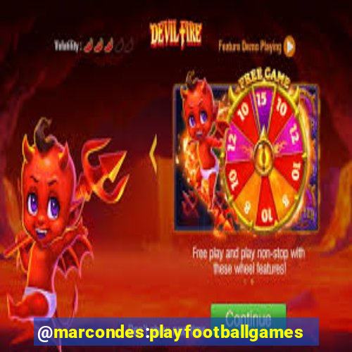 @marcondes:playfootballgames bingo football