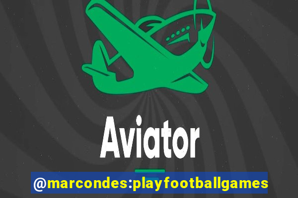 @marcondes:playfootballgames bingo football