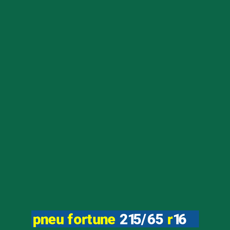 pneu fortune 215/65 r16