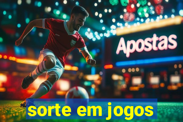 sorte em jogos