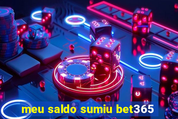 meu saldo sumiu bet365