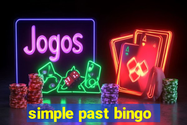 simple past bingo