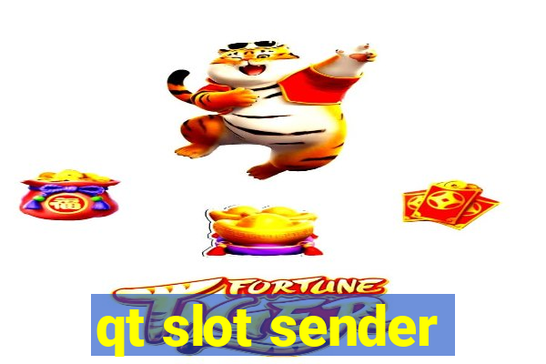 qt slot sender