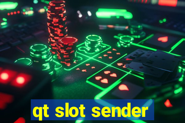 qt slot sender