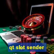 qt slot sender