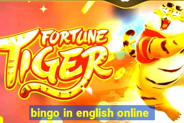 bingo in english online