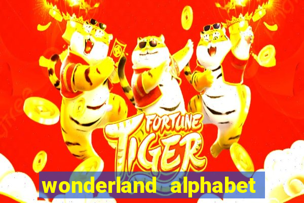 wonderland alphabet comic studio