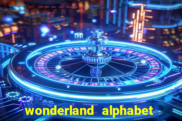 wonderland alphabet comic studio