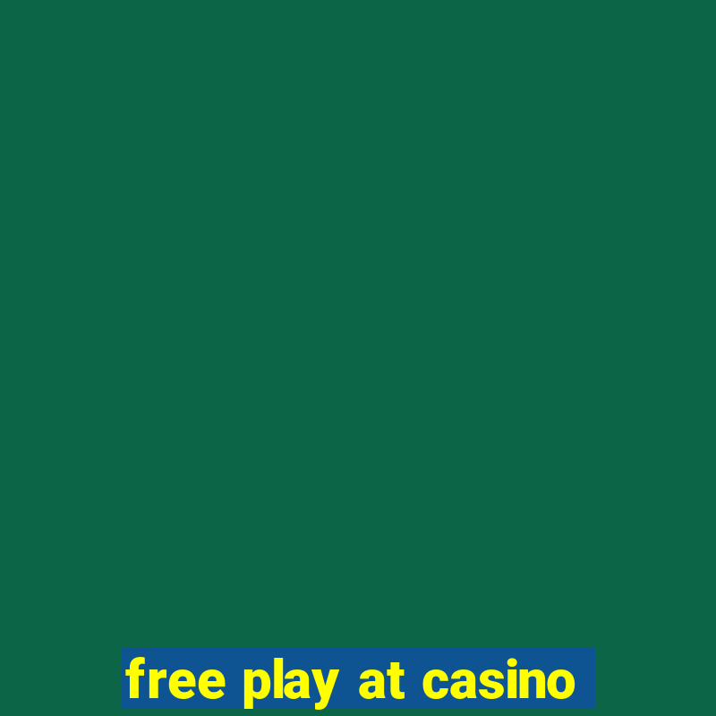 free play at casino