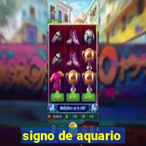 signo de aquario