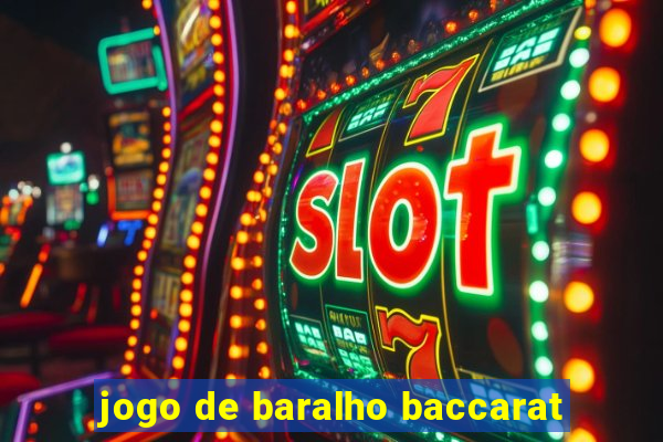 jogo de baralho baccarat