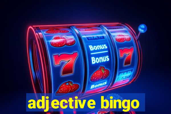 adjective bingo