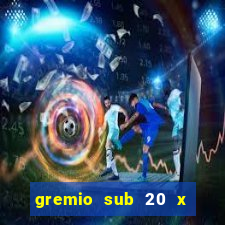 gremio sub 20 x internacional sub 20