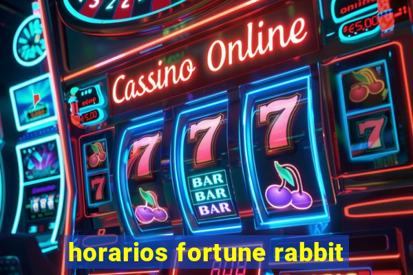 horarios fortune rabbit