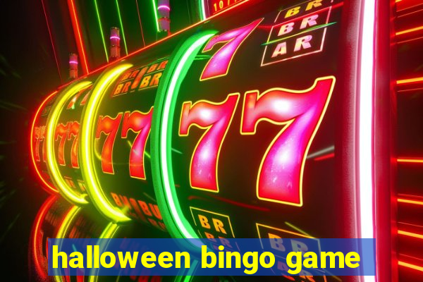 halloween bingo game