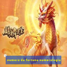 numero da fortuna numerologia